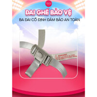 Ghế ăn dặm, bàn ăn cho bé Babyhop kèm mặt bàn, diều chỉnh 2 nấc 3 dây đai an toàn sử dụng cho bé từ 6 tháng đến 3 tuổi