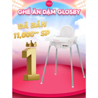 Ghế ăn dặm, bàn ăn cho bé Babyhop kèm mặt bàn, diều chỉnh 2 nấc 3 dây đai an toàn sử dụng cho bé từ 6 tháng đến 3 tuổi