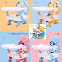 Ghế Ăn Dặm BLW Gấp Gọn, Bàn Ăn Rộng, Điều Chỉnh Được Độ Cao Ghế