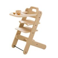 Ghế ăn dặm cao cấp High Chair Dono Mamazone – Beige (Kèm Nệm)