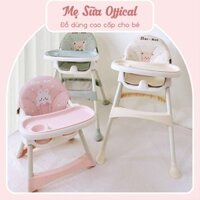 Ghế Ăn Dặm Cho Bé BARROT Br030 và Br032 Gấp Gọn Từ 6 Tháng Đến 5 Tuổi Có Bánh Xe Di Chuyển An Toàn