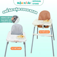 Ghế ăn dặm cho bé Coco Bear 2 tư thế cao thấp cho bé ăn dặm Đậu Xoài Shop