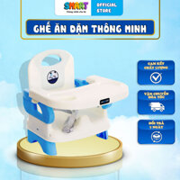 Ghế ăn dặm cho bé gấp gọn , đa năng có dây dai an toàn , mặt bàn tháo rời tiện đi du lịch - SmartHomee