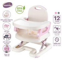 Ghế ăn dăm cho be gâp gon nâng hạ độ cao Mastela 07110  07112  - Ghê tâp ăn dăm cho be chuân ASTM My BPA Free - Màu hồng - 07112