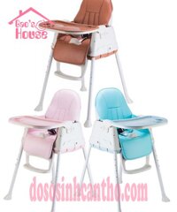 GHẾ ĂN DẶM CHO BÉ HANBEI CÓ BÁNH XE