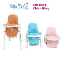 Ghế ăn dặm cho bé Hanbei, điều chỉnh độ cao, có thể gấp gọn, đầy đủ phụ kiện chính hãng, bao bì xanh - Mã BIBO2