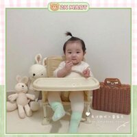 Ghế ăn dặm cho bé Hoo Booster phong cách Hàn Quốc - Ghế gấp gọn du lịch cho bé 2x Mart