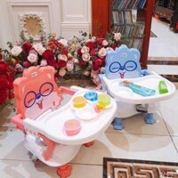 Ghế ăn dặm chuột HAMTER T918, GBGBGB Ghế Ăn Dặm Gấp Gọn, Điều Chỉnh Độ Cao và Độ Rộng Lòng Ghế