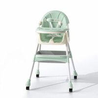 Ghế ăn dặm có bánh xe cao cấp BWBC-E500 Baby high chair Ngọc-Kem 250001500 - Everest Kid