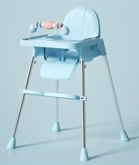 Ghế ăn dặm điều chỉnh độ cao BWBC-C005 Baby high chair Xanh 250002005 - Everest Kid