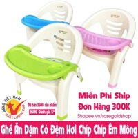 Ghế Ăn Dặm Dùng Cho Bé Từ 6 Tháng Có Đệm Hơi Chíp Chíp Êm Mông, Ghế Ăn Dặm Việt Nhật Chính Hãng - Hàng Việt Nam