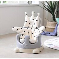 Ghế ăn dặm Hàn Quốc essian Koala bản P Vương Miện chấm bi ( New )