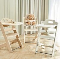 Ghế Ăn Dặm Kèm Đệm Dono&Dono Cao Cấp (Đệm Beige/Pink)