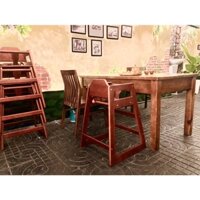 Ghế ăn dặm tập ăn bằng gỗ cho trẻ và bé chất lượng cao.