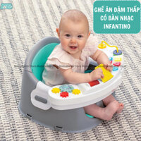 Ghế Ăn Dặm Thấp Cho Bé Kèm Bàn Nhạc INFANTINO Discovery Booster Seat - Sản Phẩm Chính Hãng