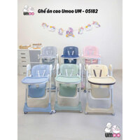 Ghế ăn gấp gọn Umoo điều chỉnh cao thấp 4 nấc, 4 chế độ ngã lưng - UM 05182