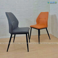 Ghế ăn, ghế cafe bọc da chân sắt cao cấp Solix LA75