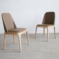 Ghế Ăn Gỗ Bọc Da Grace Không Tay LHG01