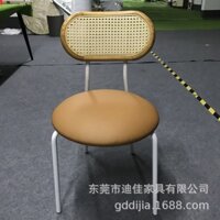 Ghế Ăn Inox Ghế Tựa Lưng Sang Trọng Nhẹ Gia Dụng Hiện Đại Đơn Giản Sáng Tạo Ghế Ăn Túi Mềm Khách Sạn