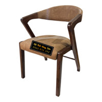 Ghế ăn kiểu Nhật Katana tựa cong HIGA49