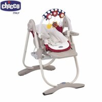 Ghế ăn Polly Magic màu đỏ Chicco