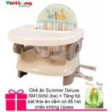 Ghế ăn Summer Deluxe SM13050 (be) + Tặng bộ bát thìa ăn dặm có đế hút chân không Upass