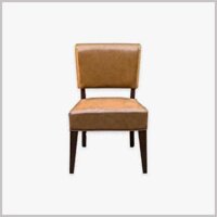 Ghế Armchair Khung Gỗ Bọc Da Nỉ - GA74