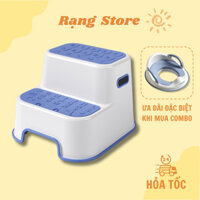 Ghế bậc thang cho bé kê chân bồn cầu, rửa tay, đánh răng, đứng tắm chống trơn trượt, chống táo bón, bé tự lập NUMbabys
