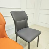 Ghế Bàn Ăn Cơm Gia Đình EVar T90 Bọc Da, Chân Sắt Sơn Tĩnh điện, Nhập Khẩu Cao Cấp Sang Trọng Hiện Đại- Ảnh Thật Hàng S