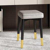 Ghế bàn trang điểm, ghế đẩu mặt đệm chân cao bàn ăn xếp gọn nhập khẩu decor phòng IGA- GN66