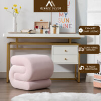 Ghế bàn trang điểm, ghế decor phòng khách hình chữ S độc lạ phong cách Bắc Âu MinheeDecor MH04