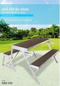 GHẾ BÀN XẾP ĐA NĂNG GBX020