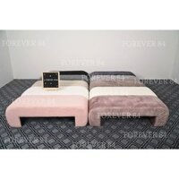 Ghế Băng Dài  Chữ U Nhiều Mẫu Vải , Ghế Chờ Sofa Mini tối giản 100x30x30CM - HOÀN TIỀN 100%