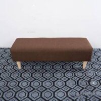 Ghế Băng Dài Decor Family, Ghế Dài Có Chân , Ghế Sofa Chờ Màu Xám Đen Múi - NHIỀU KÍCH THƯỚC
