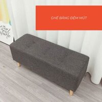 Ghế Băng Dài FOREVER 84, Ghế Chờ, Ghế Sofa Mini tối giản 80x30x35CM - Bọc Mút Dày Dặn
