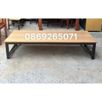 Ghế băng dài gỗ sồi tự nhiên sơn PU