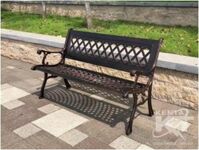 Ghế băng dài hợp kim nhôm W130*D63*H85