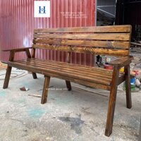 Ghế Băng Ngoài Trời,Băng Chờ Công Viên Có Lưng Tựa,Ghế Thư Giãn Sân Vườn Ngoài Trời,Chất Liệu Gỗ Thông Nhập Khẩu 100%