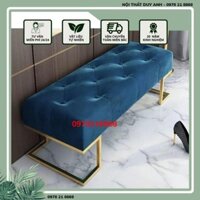 Ghế băng-sofa chờ chân sắt 1m2 zalo:0978218868