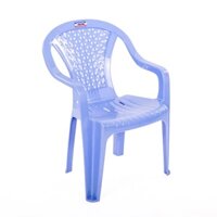 Ghế bành đan Duy Tân - xanh/đỏ. Kích thước: 46 x 49 x 69 cm