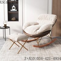 Ghế Bập Bênh Bướm Ghế Sofa Sang Trọng Ánh Sáng Bắc Âu Ban Công Thư Giãn Người Lười Lắc Ghế Tựa Gia Dụng Phòng Khách Ngủ