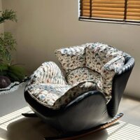 Ghế Bập Bênh Thiên Nga Nổi Tiếng Trên Mạng Ghế Bập Bênh Vỏ Trứng Thư Giãn Phòng Khách Phòng Ngủ Phong Cách Cổ Ghế Đơn Lư