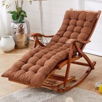 Ghế bập bênh thư giãn bằng gỗ, Ghế xích đu gỗ tựa lưng thư giãn, thay đổi nhiều tư thế nằm
