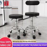 Ghế bar Ghế nâng hạ xoay gia dụng Ghế có tựa lưng hiện đại đơn giản Ghế tròn thẩm mỹ viện