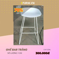 Ghế bar Nhựa Trắng