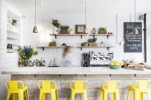 Ghế bar Tolix H Stool mạ kẽm