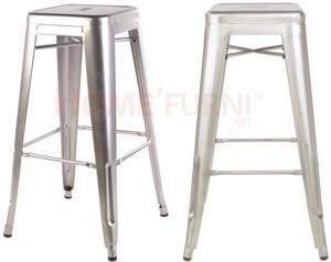 Ghế bar Tolix H Stool mạ kẽm