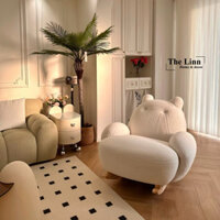 Ghế Bear len cừu nhập khẩu cao cấp / Bear Rocking Bear