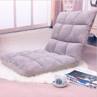 Ghế Bệt Tựa Lưng, Ghế Ngồi Bệt Tatami - Xám