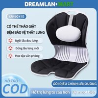 Ghế Bệt Tựa Lưng Vỏ Sò Có Gối Tựa, Ghế Bệt Tựa Lưng Chỉnh Dáng Ngồi Cho Nam, Nữ